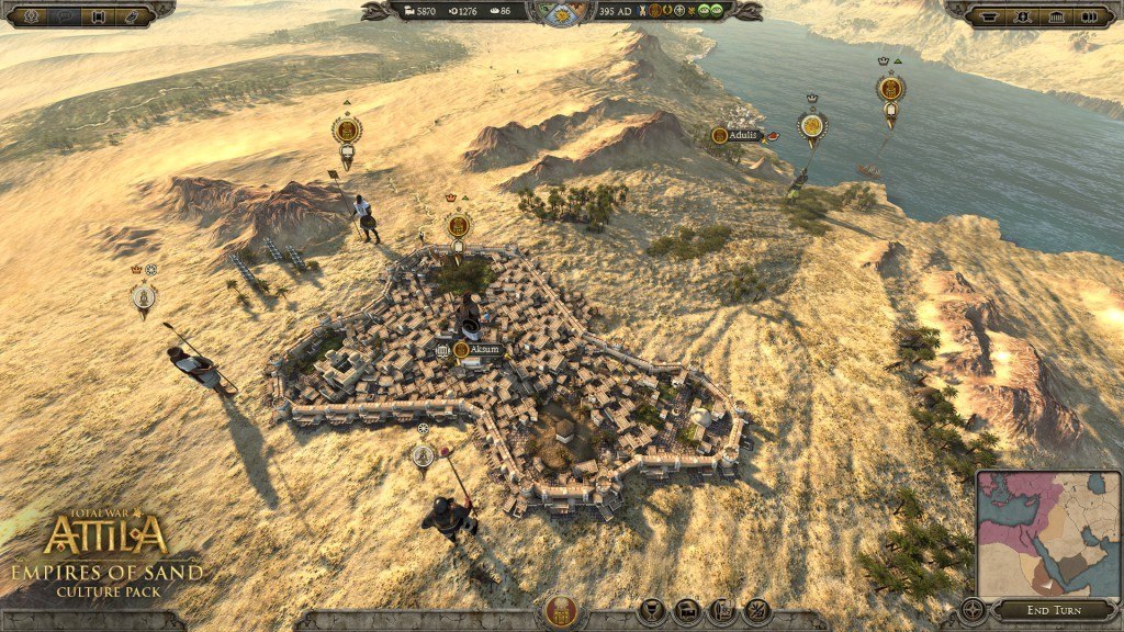 Total War: ATTILA - Empires of Sand Culture Pack DLC Steam CD Key 6.72$