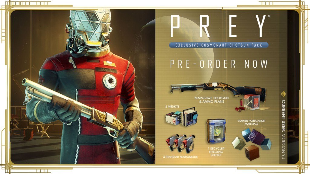 Prey + Cosmonaut Shotgun Pack DLC Steam CD Key 7.45$