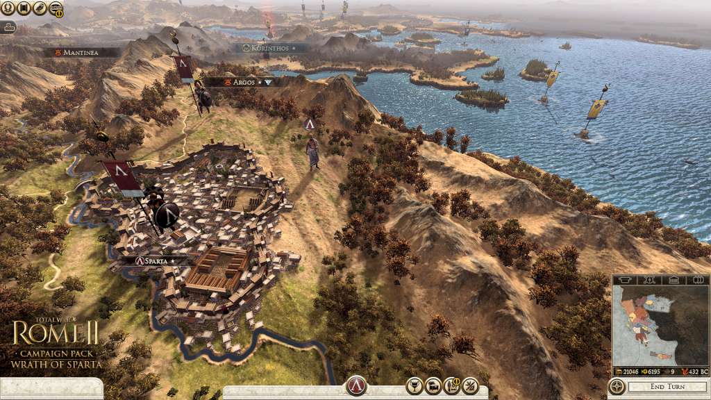 Total War: ROME II - Wrath of Sparta DLC Steam CD Key 7.24$