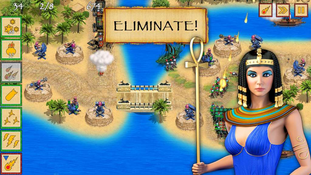 Defense of Egypt: Cleopatra Mission Steam CD Key 0.5$