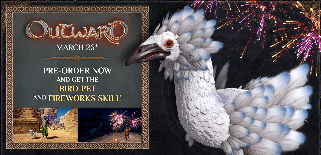 Outward - Pearl Bird Pet and Fireworks Skill DLC Steam CD Key 1.67$
