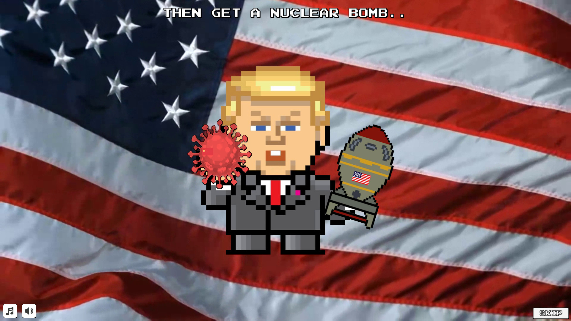 Trump VS Covid: Save The World Clicker Steam CD Key 0.21$