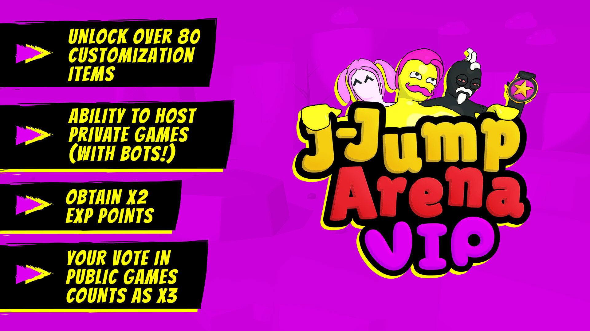 J-Jump Arena - VIP Upgrade DLC Steam CD Key 3.38$