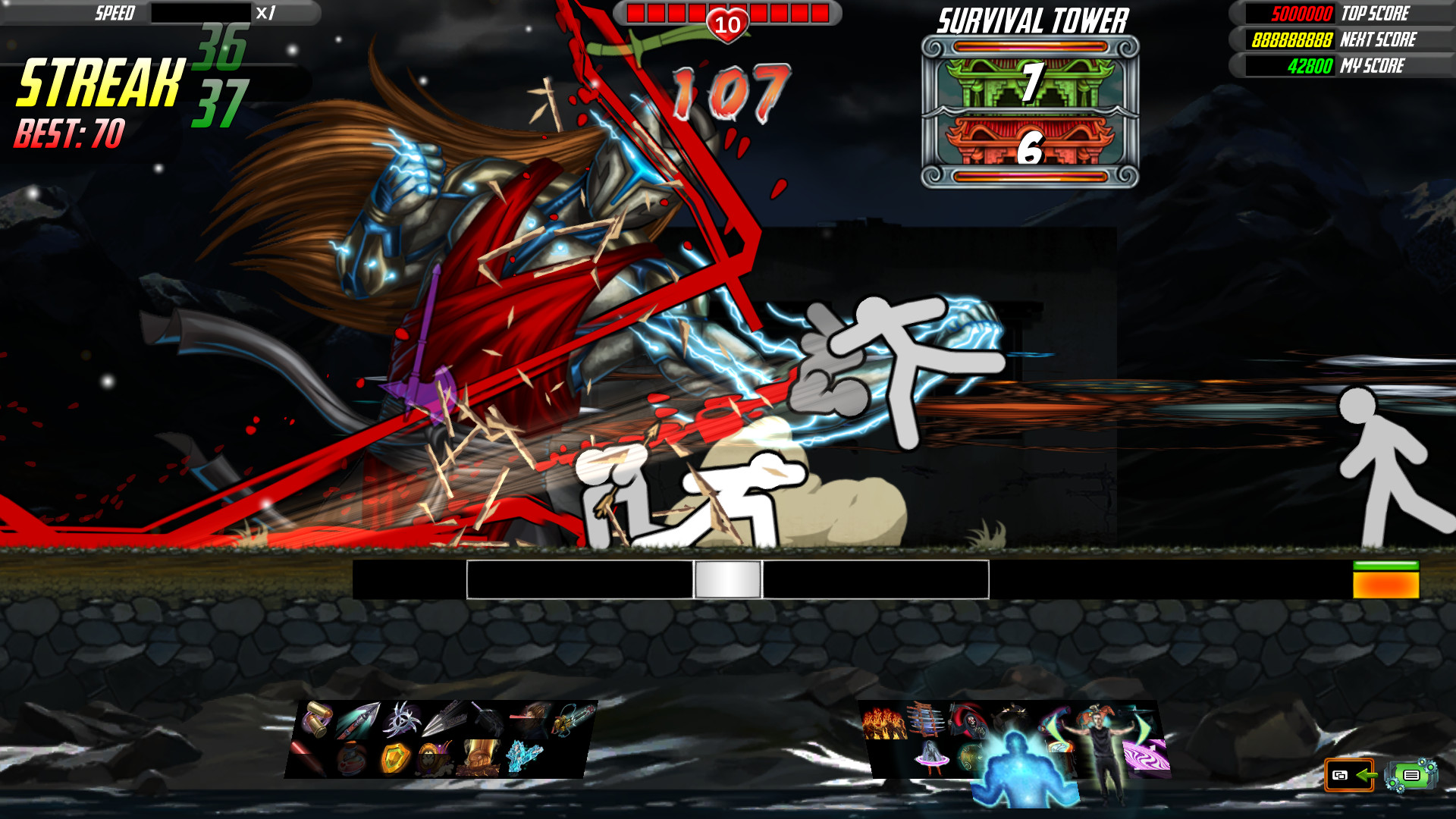 One Finger Death Punch 1 + 2 Combo Pack Steam CD Key 1.86$
