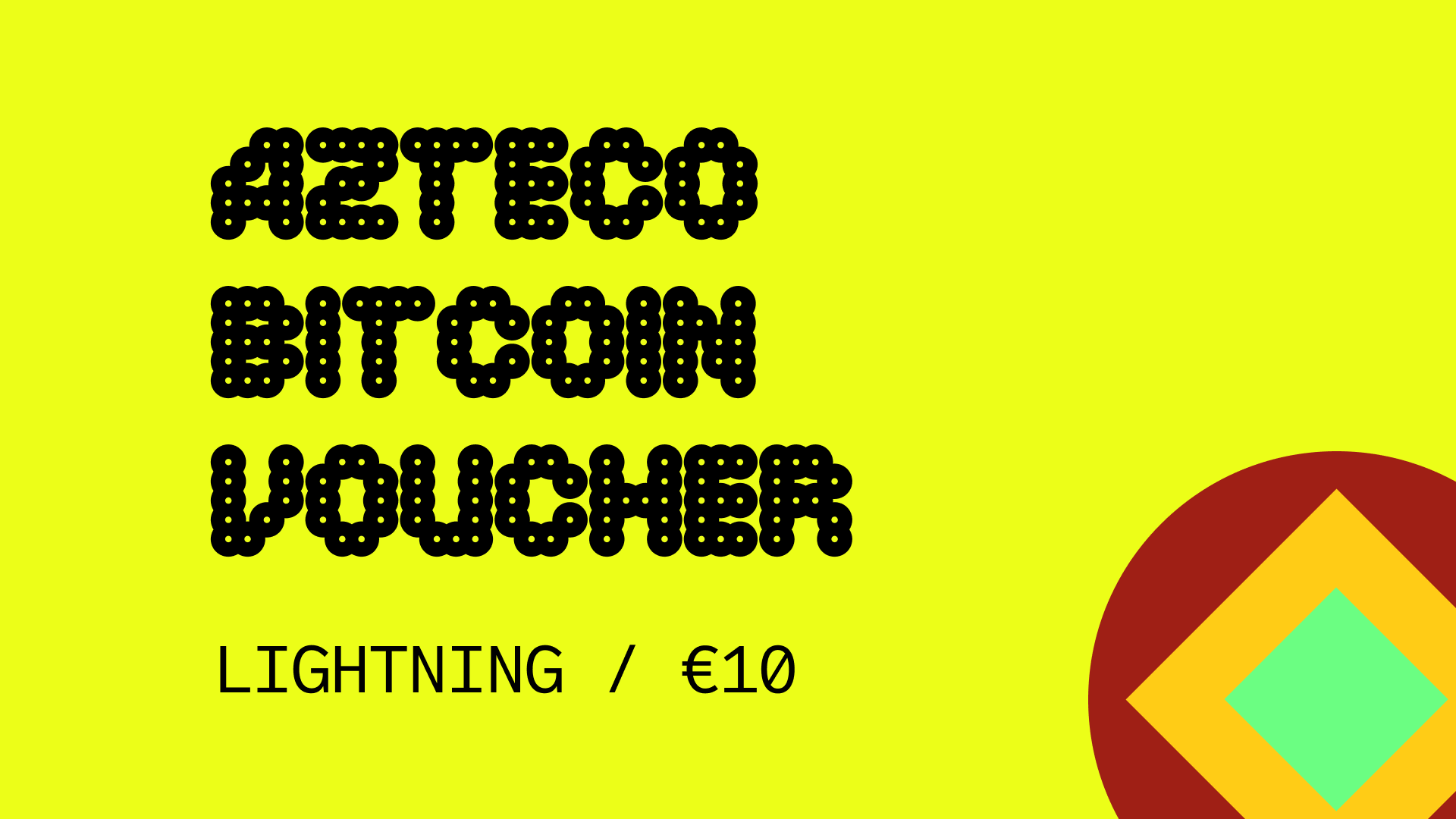 Azteco Bitcoin Lighting €10 Voucher 11.3$
