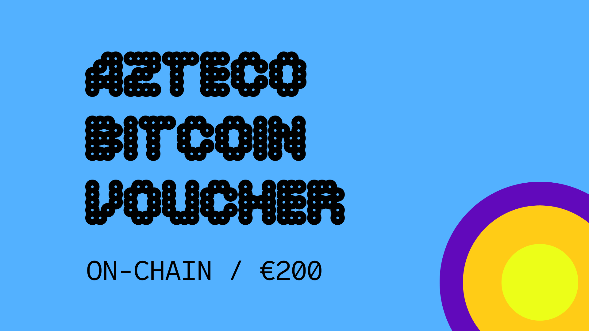 Azteco Bitcoin On-Chain €200 Voucher 225.98$