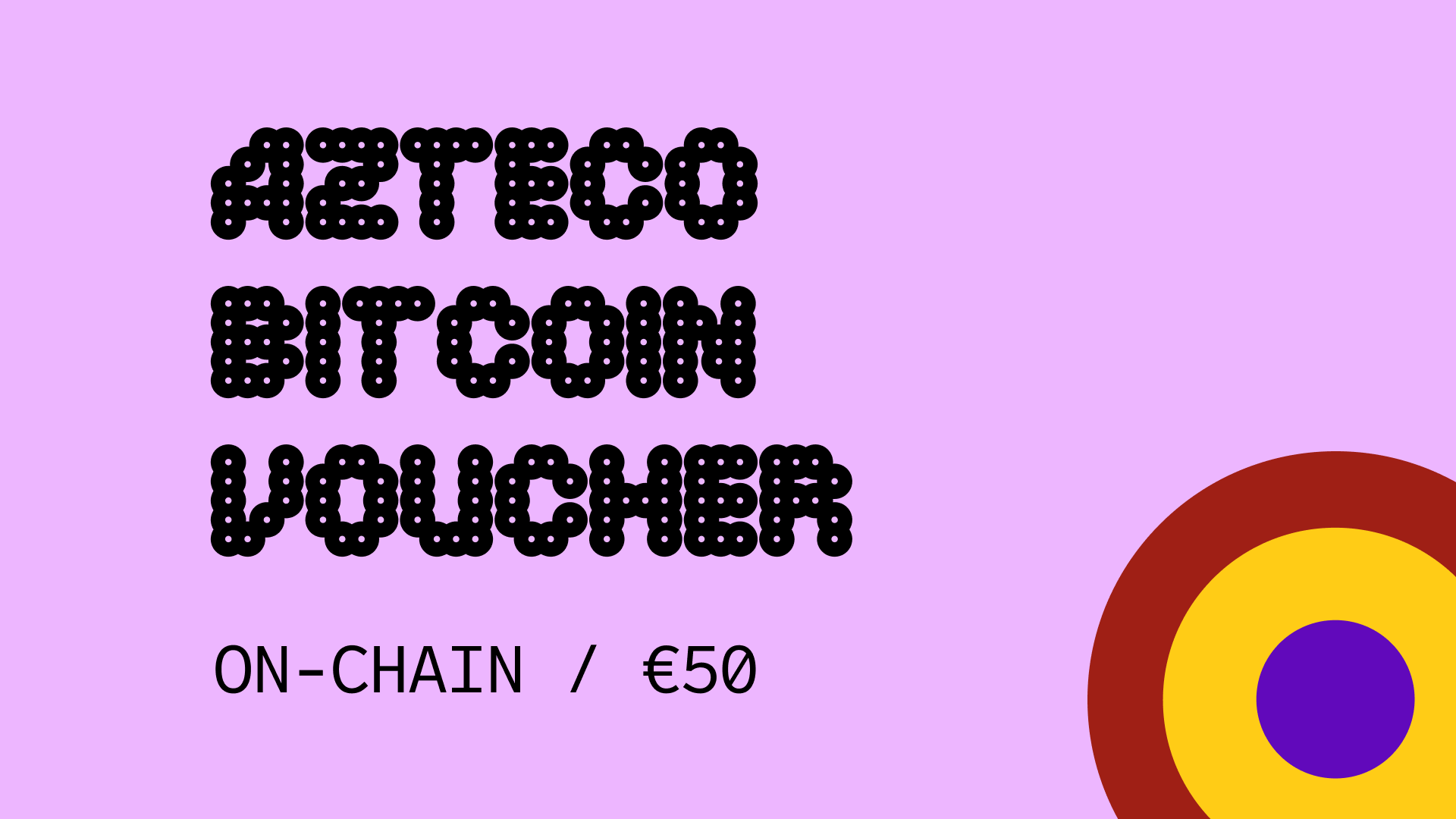 Azteco Bitcoin On-Chain €50 Voucher 56.5$