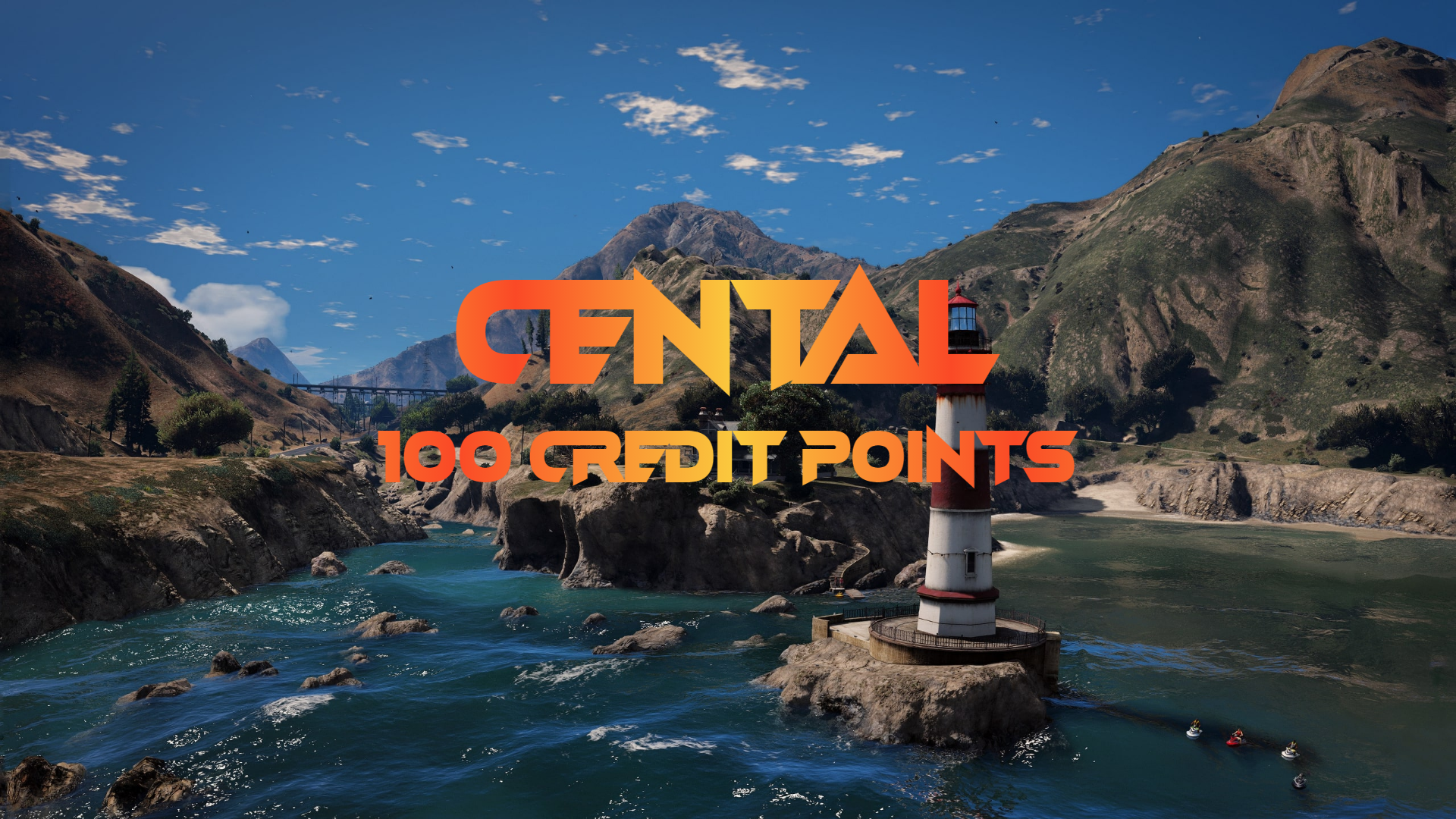 CentralRP - 100 Credit Points Gift Card 11.29$