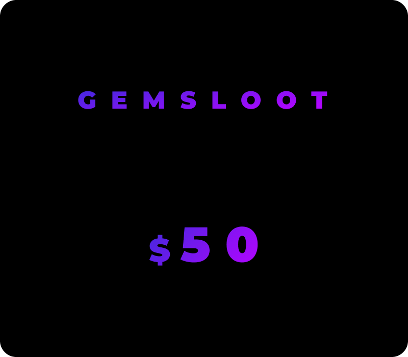 Gemsloot 50 USD Robux Giftcard 49.91$