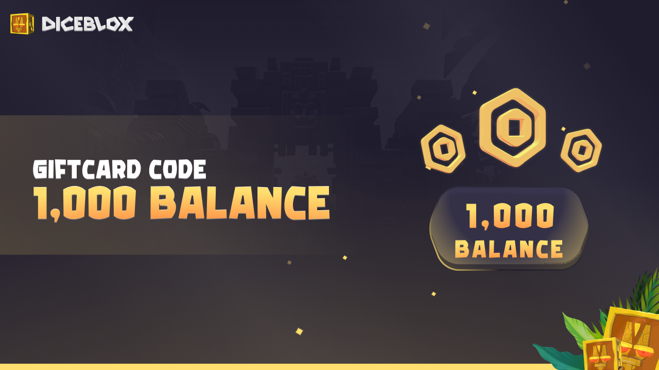 Diceblox 1.000 Balance Gift Card 3.16$