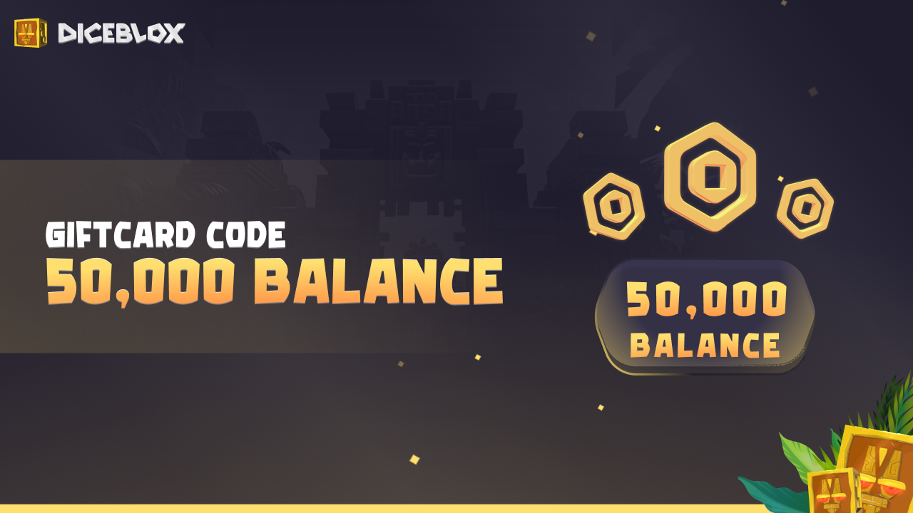Diceblox 50.000 Balance Gift Card 152.8$