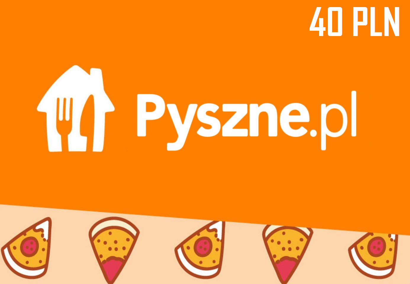 Pyszne.pl 40 PLN Gift Card PL 11.82$