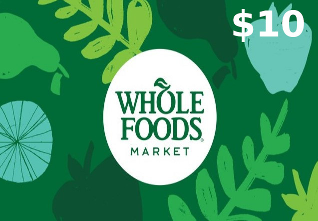 Whole Foods Market $10 Gift Card US 6.78$