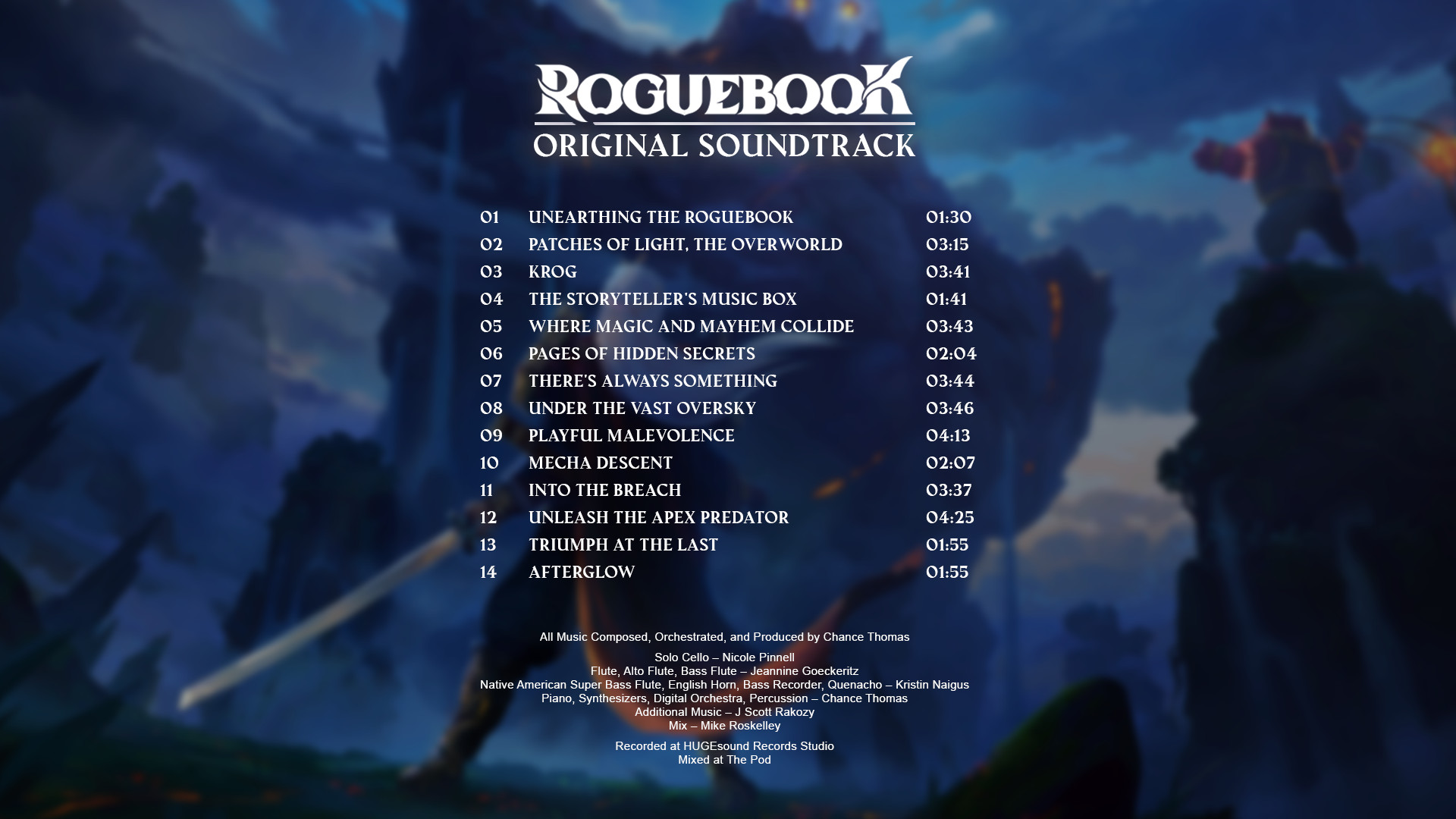 Roguebook - Original Soundtrack DLC Steam CD Key 2.01$