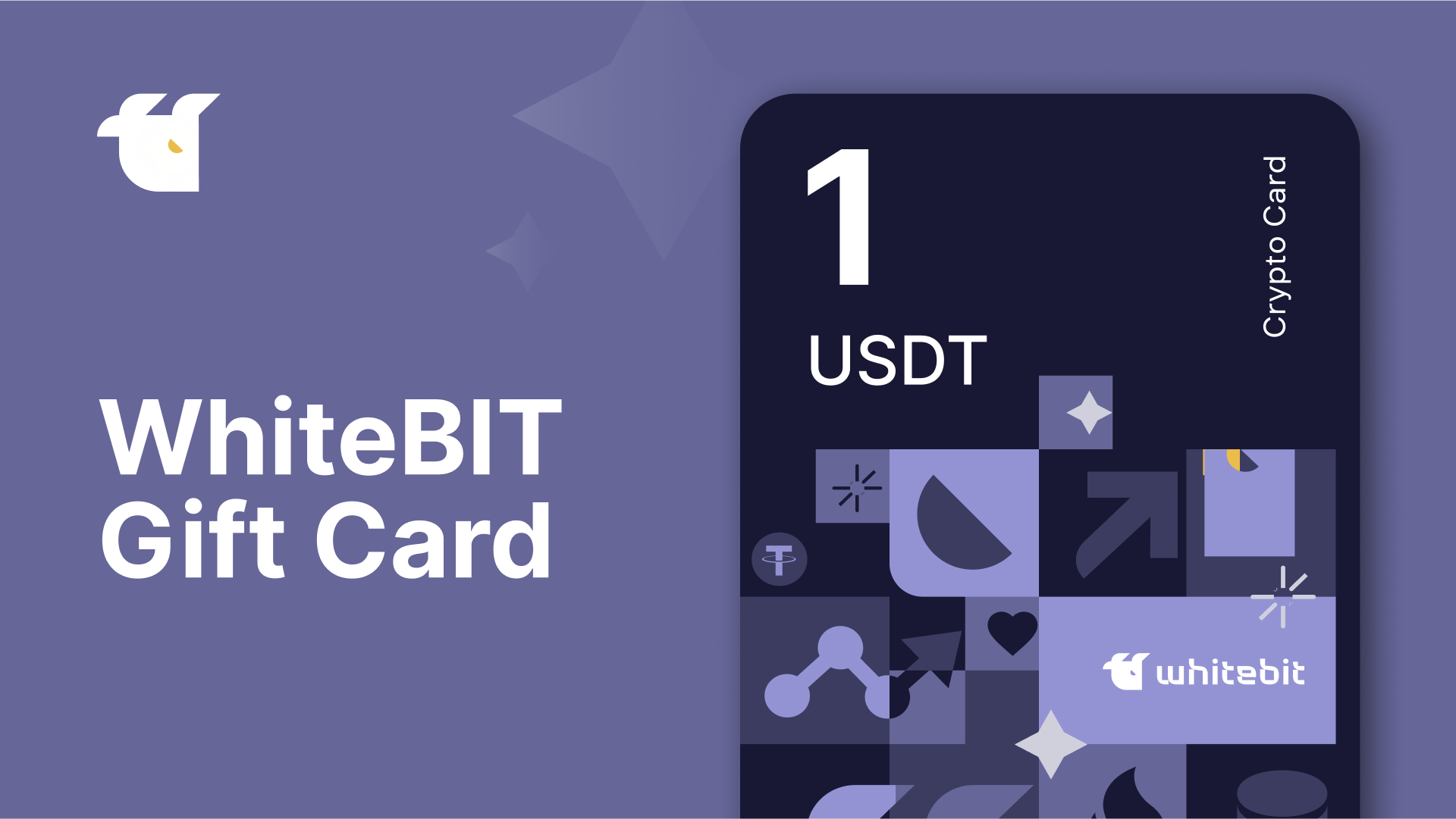 WhiteBIT 1 USDT Gift Card 1.33$